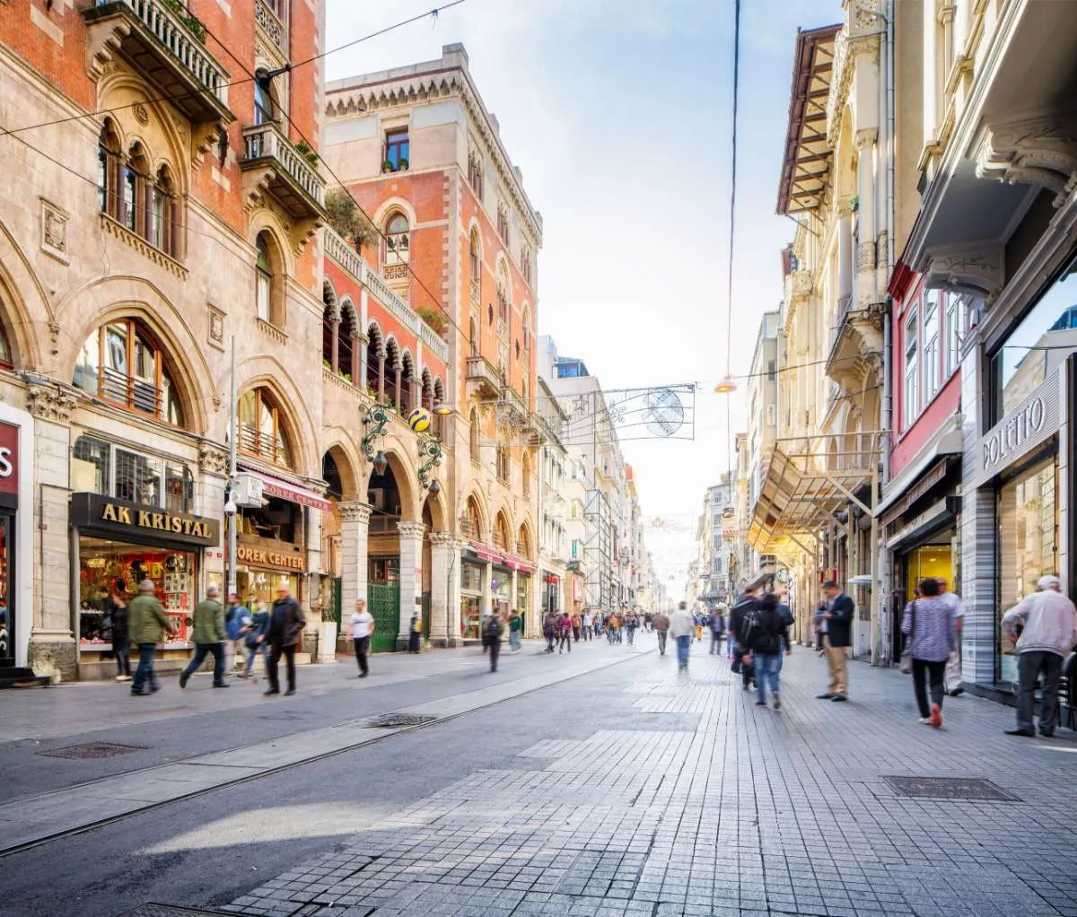 The Beyoğlu district of Istanbul