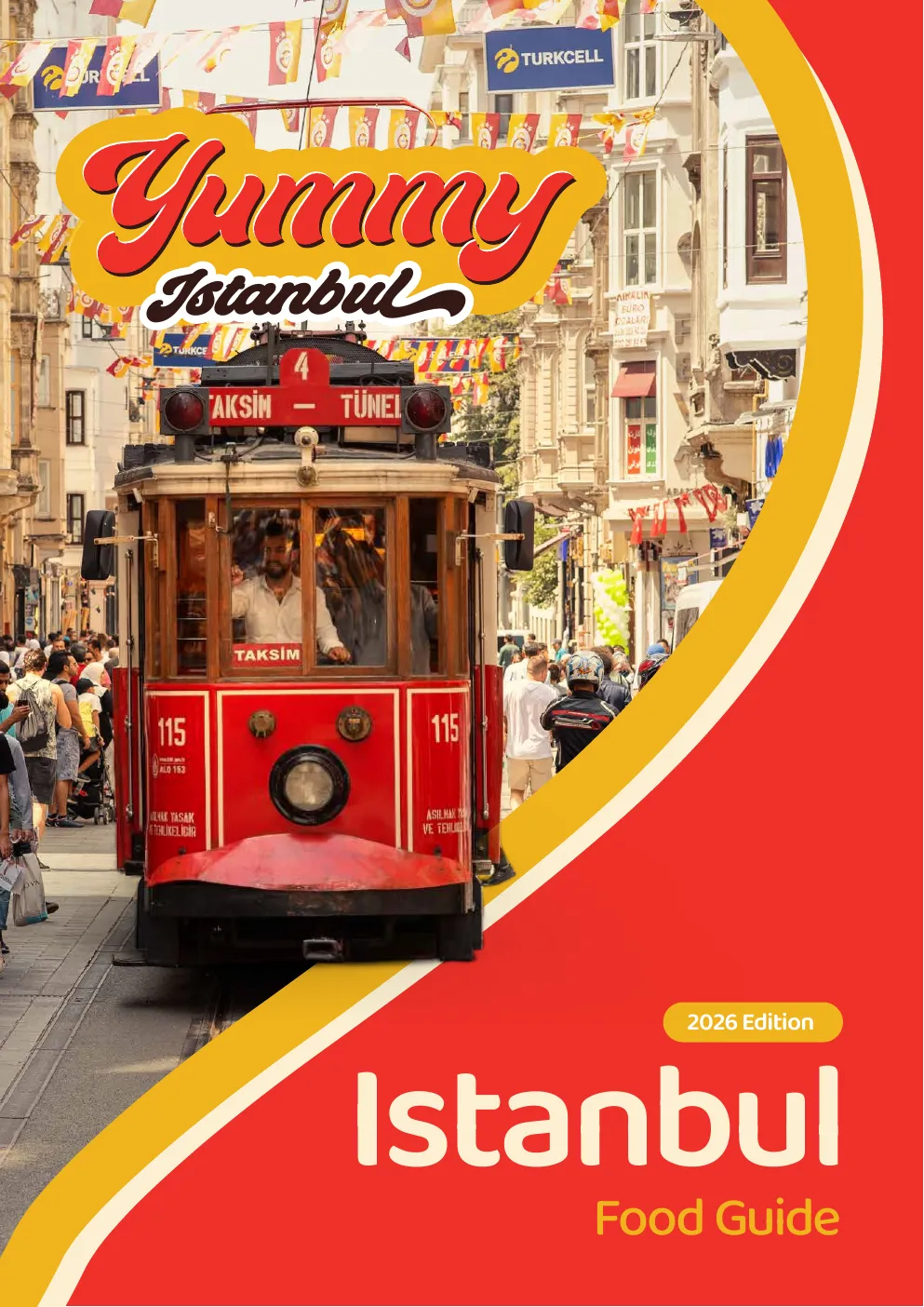 Cover of the Yummy Istanbul Food Guide