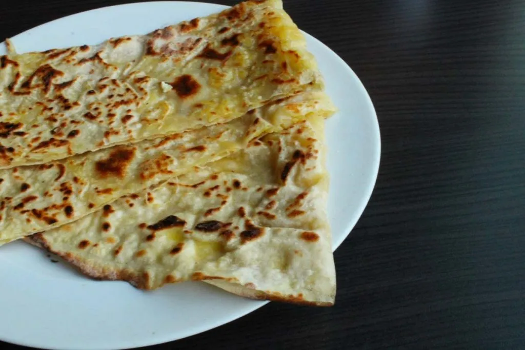 Gözleme at Gözlemece, now Cafe de Gözlemece, in the Beşiktaş backstreets of Istanbul