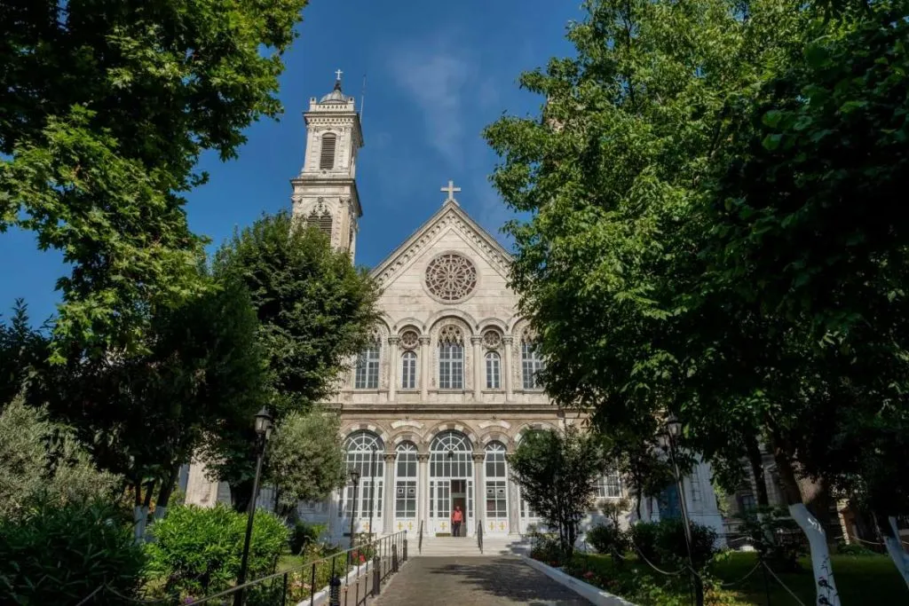Hagia Triada Greek Orthodox Church in Beyoğlu