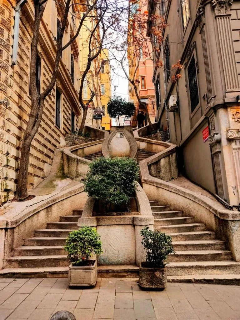 The Kamondo Stairs in Galata
