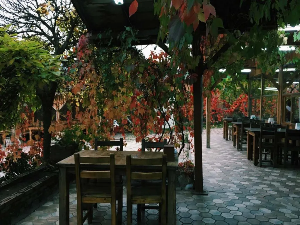 Village-style gözleme house Mola Gözleme Evi on the Şile road outside central Istanbul