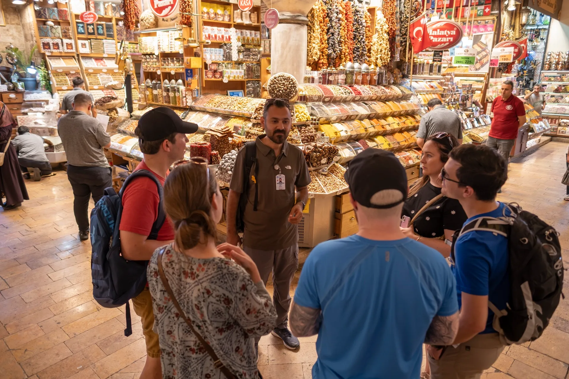 A Yummy Istanbul guide explaining Turkish ingredients inside the Spice Bazaar in Istanbul